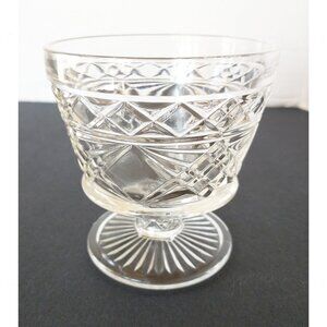 Hazel Atlas Big Top Peanut Butter Dessert Cup Vintage 50s Champagne/Tall Sherbet